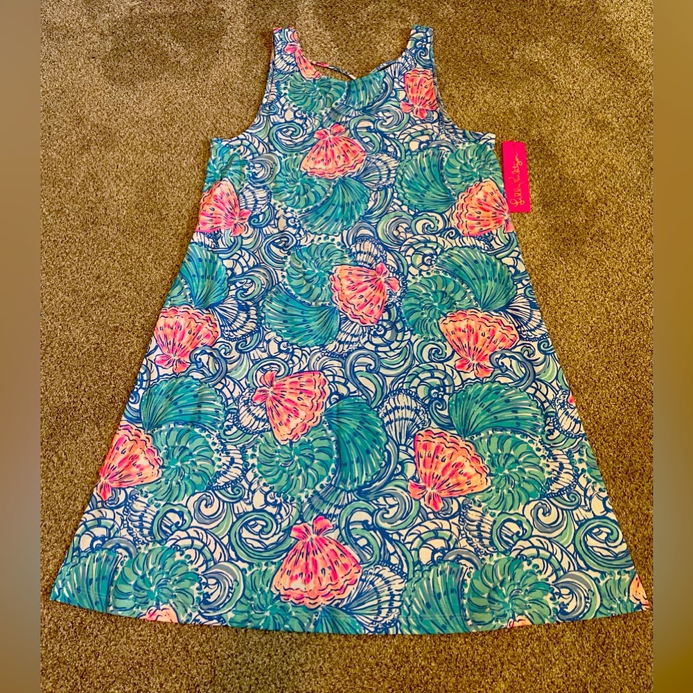 Lilly Pulitzer NWT Kristen Dress “Blue Haven Raising Shell” - Size Medium